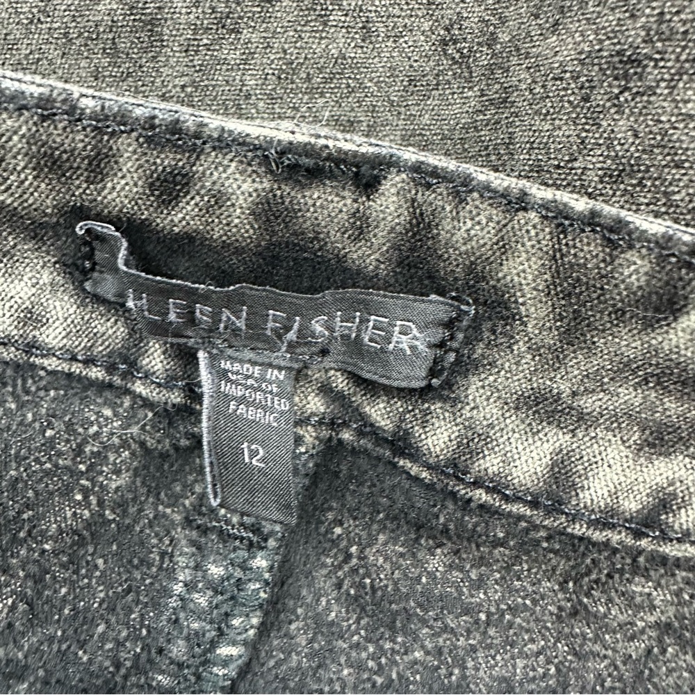 Eileen Fisher Mineral Washed Velveteen Jean Size 12 - Picture 9 of 10